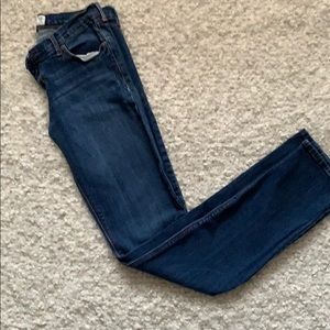 Dark denim jeans